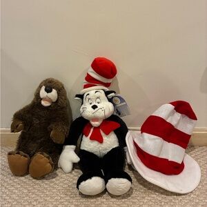 Cat in the Hat Plush Toy Set